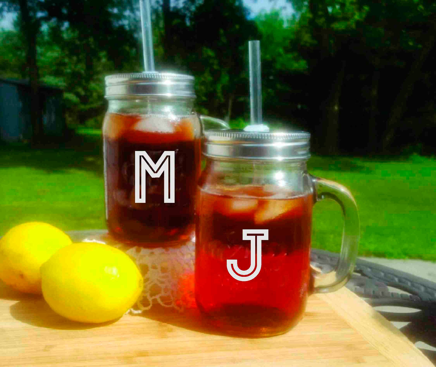 Personalized Mason Jars for Christmas, Monogram Personalized Mug, Personalized Glass Jar Mug for Party, Mason Jar with Lid Personalized,