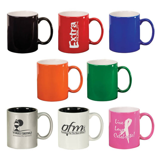 11oz Laser Mug - minimum order 36 PCS