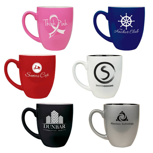 Lasermug Bistro 16 oz - minimum order of 24 PCS