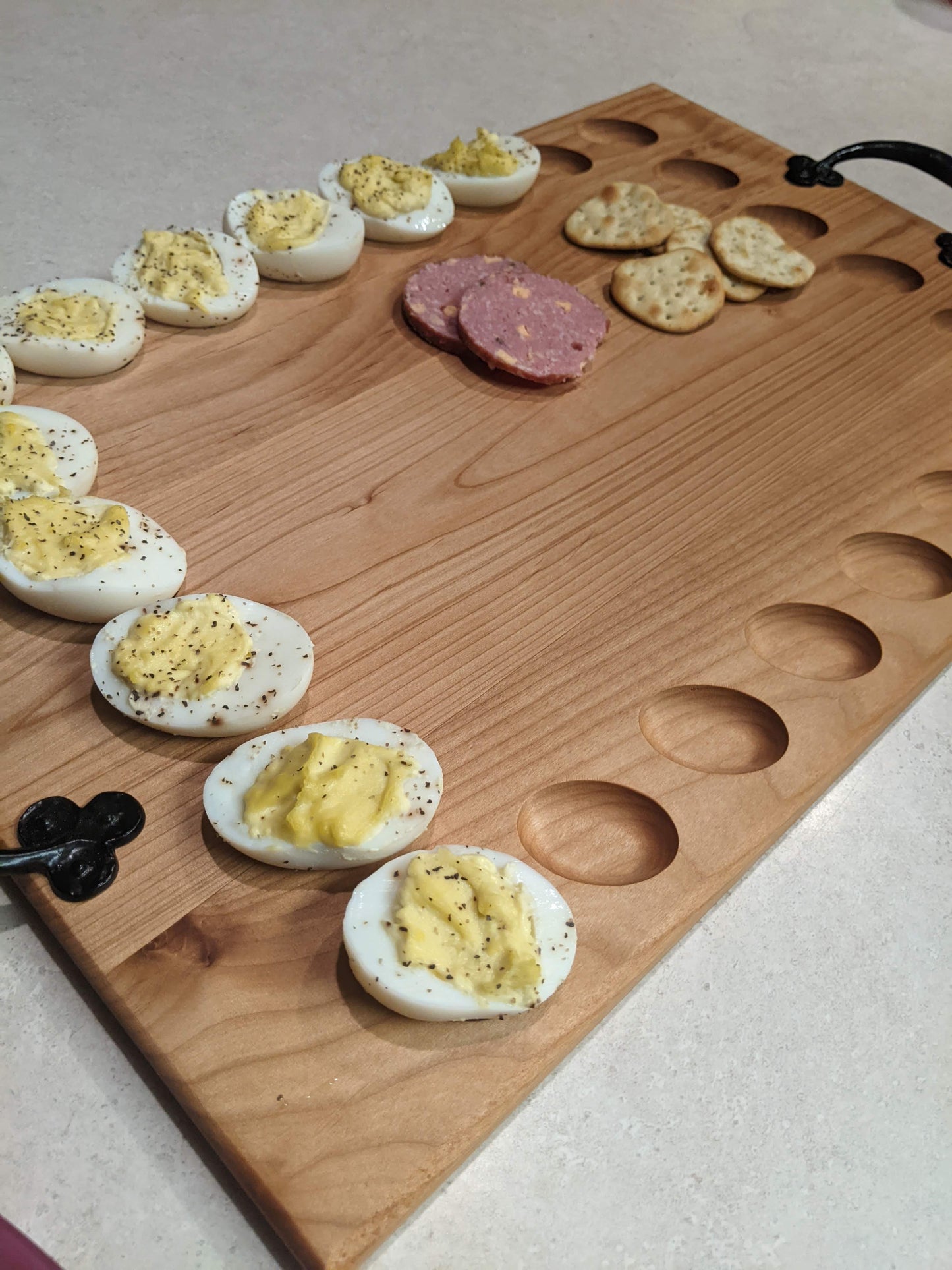 Deviled Egg Charcuterie Board