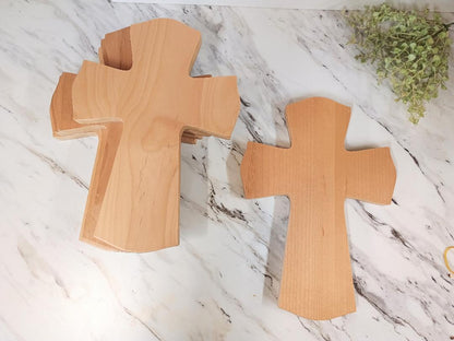 Bulk Blank Crosses for Baptism, First Communion Dedication- Qty 10 PCS