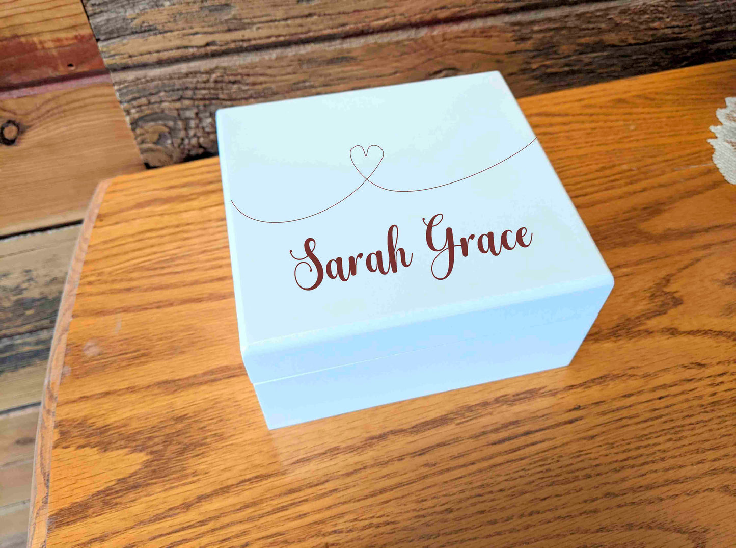 White Jewelry Box