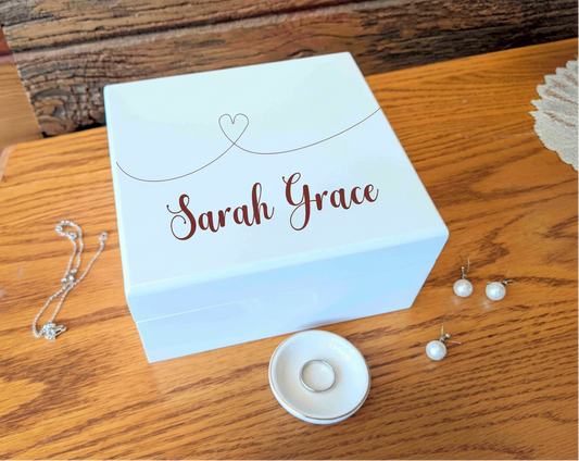 White Jewelry Box