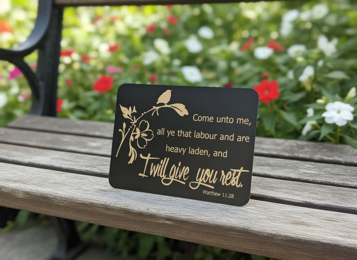 Outdoor bench plate For Bench