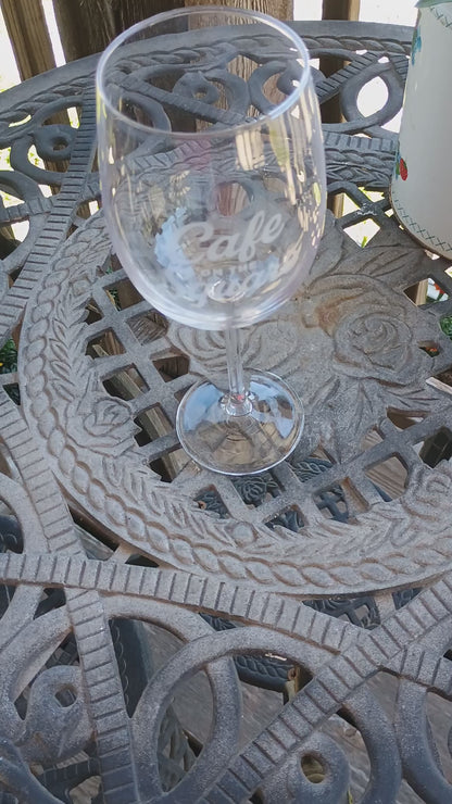 19 oz Wine Glass with Custom Engrave