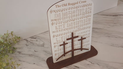 The Old Rugged Cross Hymn Easter Decor