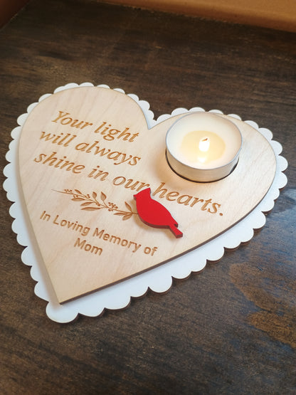 Personalized Remberance Candle