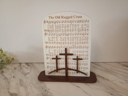 The Old Rugged Cross Hymn Easter Decor