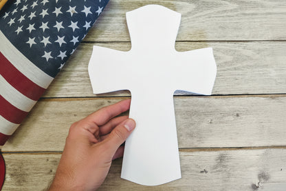 Small Blank Cross for Baptism, First Communion - 6x8, 10 PCS