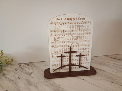 The Old Rugged Cross Hymn Easter Decor