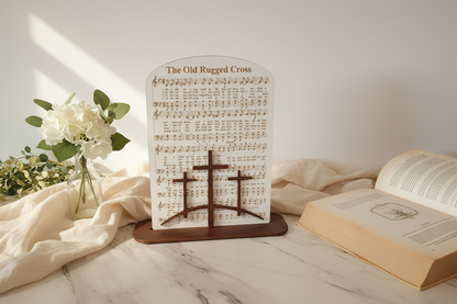 The Old Rugged Cross Hymn Easter Decor