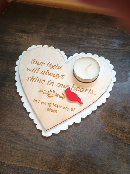 Personalized Remberance Candle
