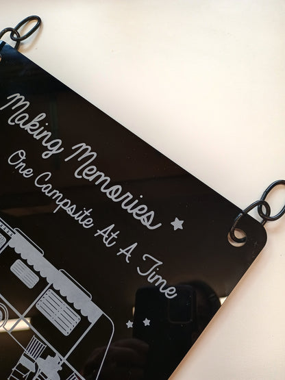 Personalized Camping Outdoor Sign With Last Name
