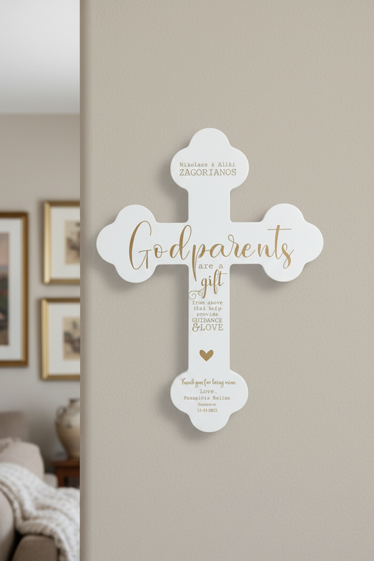 Personalized Godparent Gift from Godchild -8x11