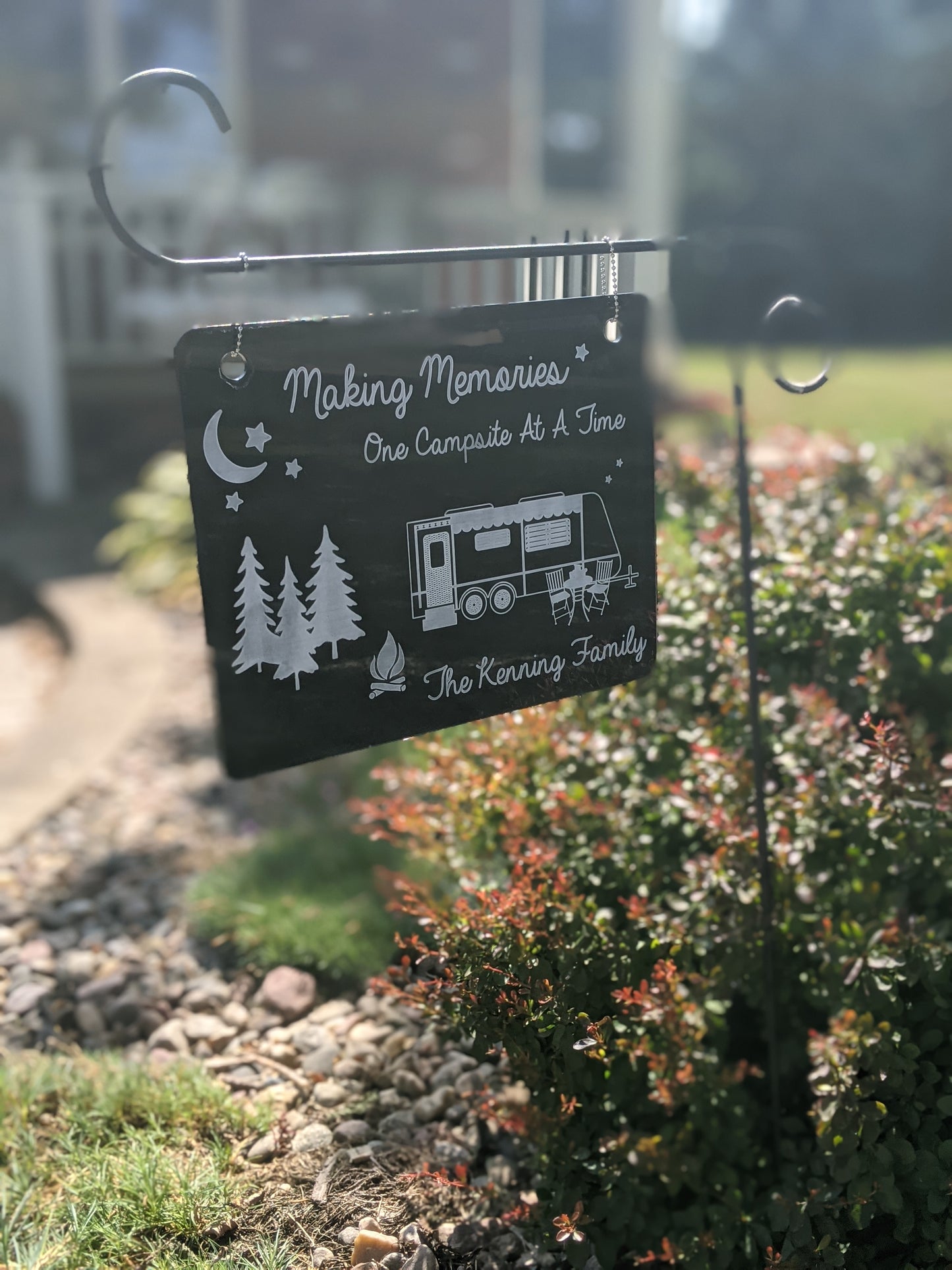 Personalized Camping Outdoor Sign With Last Name