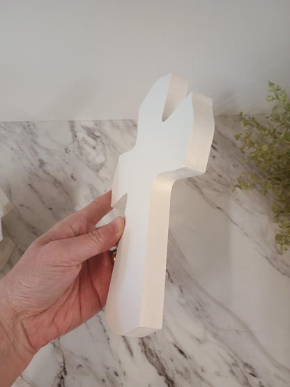 Bulk Blank Crosses for Baptism, First Communion Dedication- Qty 10 PCS