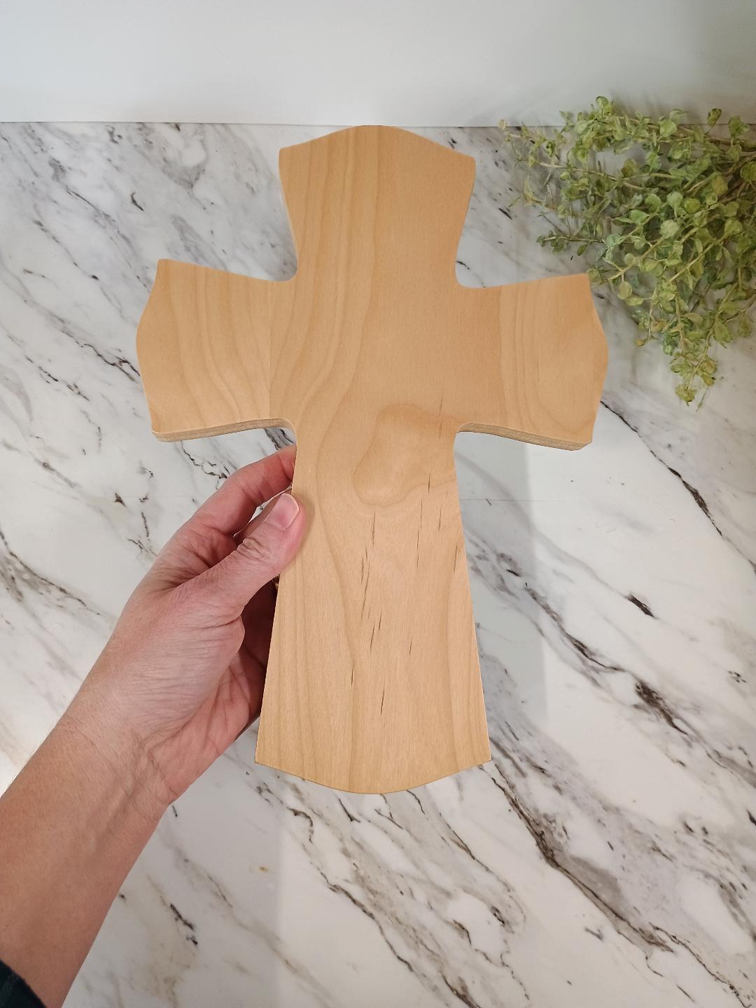 Bulk Blank Crosses for Baptism, First Communion Dedication- Qty 10 PCS