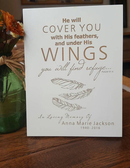 Memorial Gift for Loved One Religious, Memorial Gift for Loved One, Religious Memorial Sign