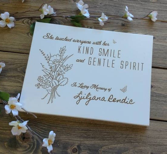 Handwritten Memorial Gift, hand written memorial gift, memorial signature gift, personalized signature gift, Funeral Gift for loss