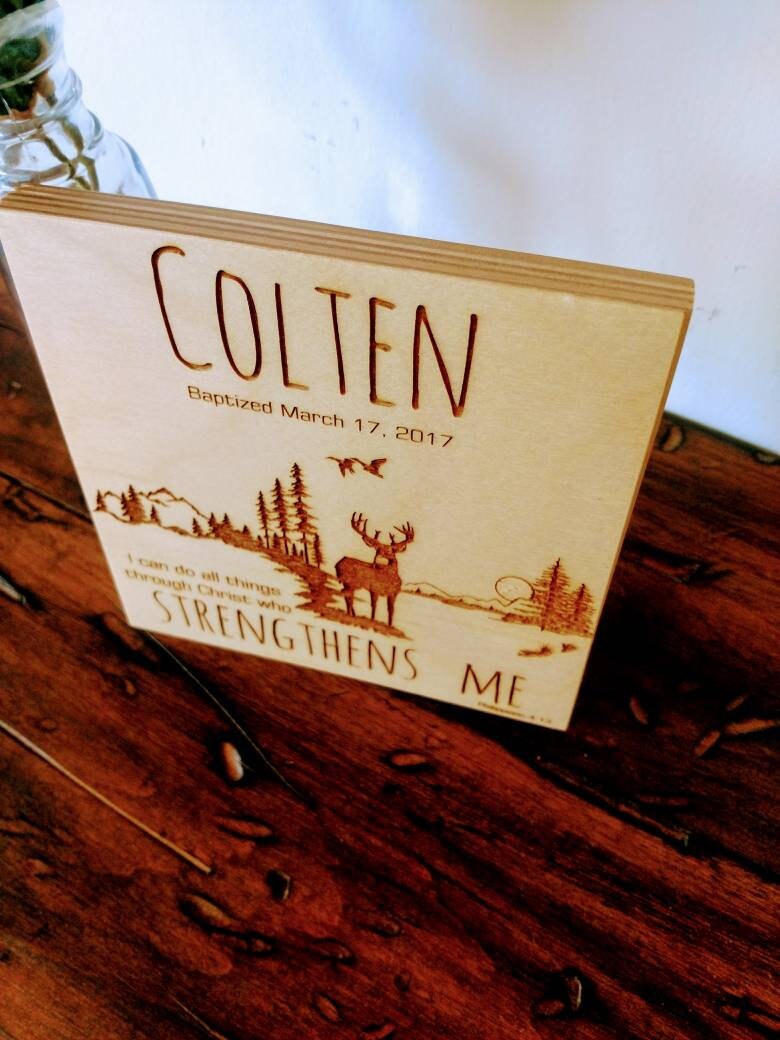 Personalized Baptism Sign Gift, Teen Boy Baptism Sign,  Personalized Religious Baptism Gift,Son baptism, boy baptism, Religious Gift