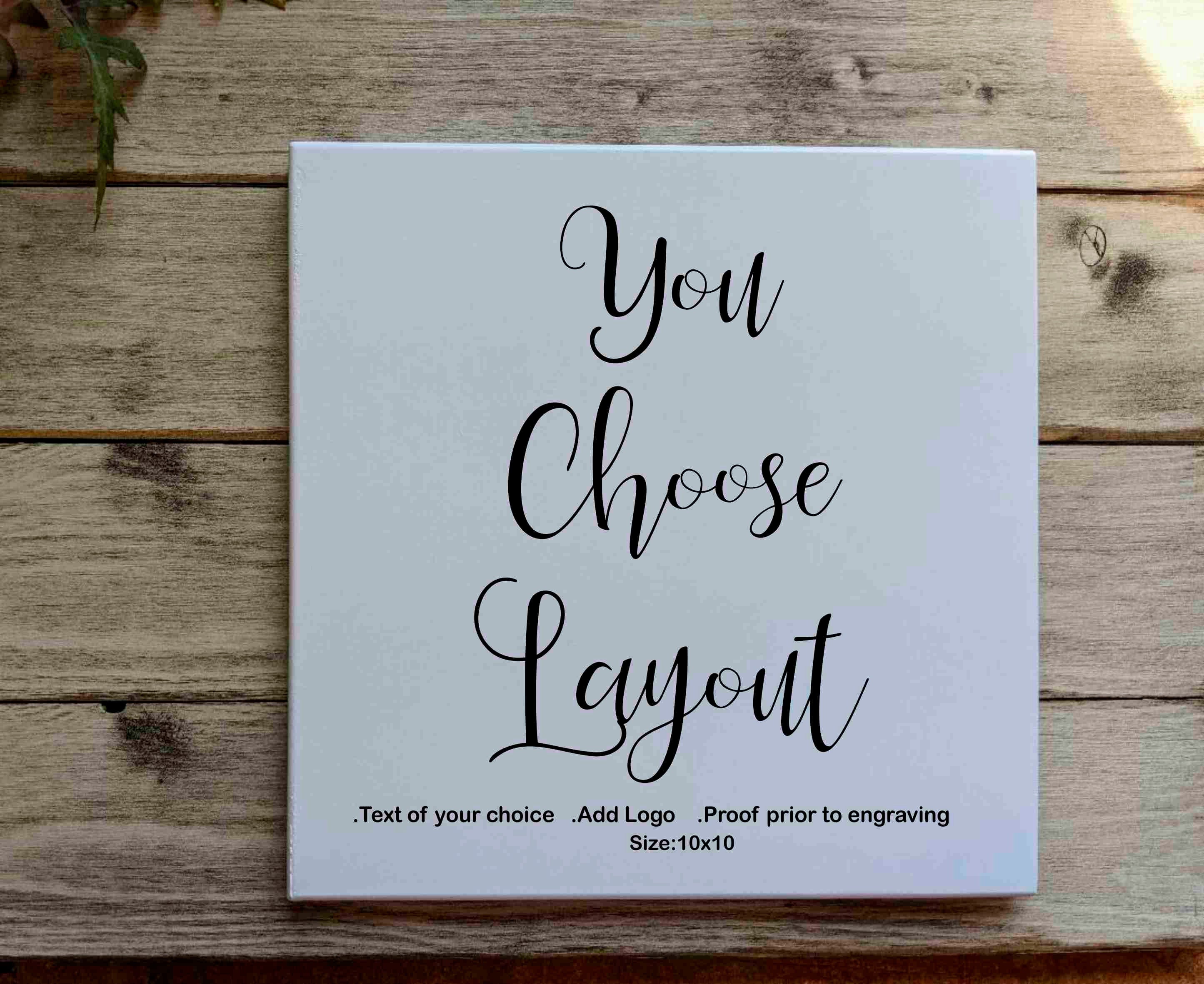 Personalized Sign You choose layout – Schweitzer Customs