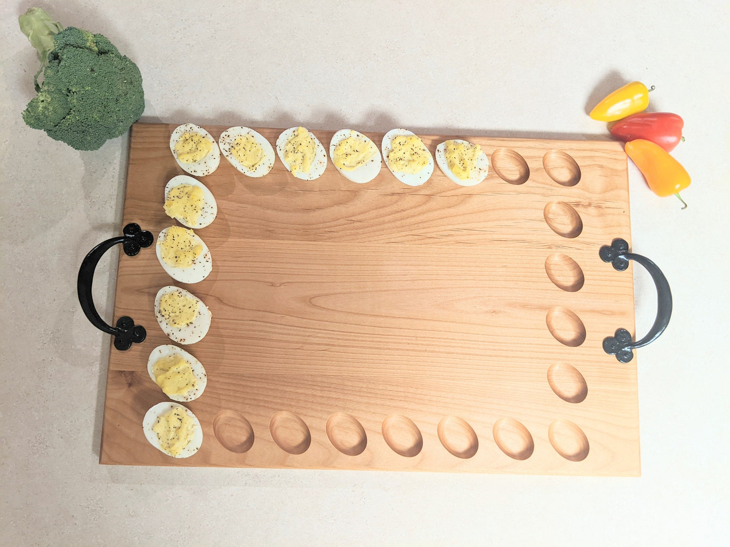 Deviled Egg Charcuterie Board